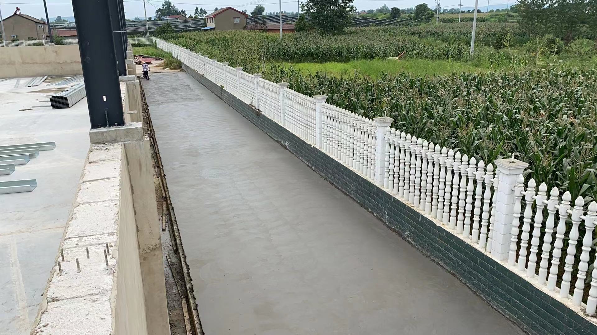 当阳xx工厂厂区混凝土地坪施工(图2)